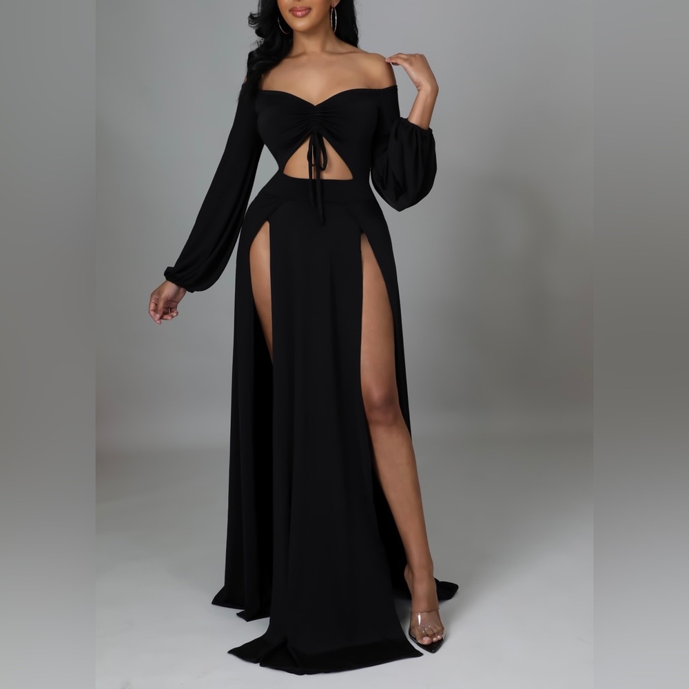 NWT Vacay Slit Style Maxi Dress
